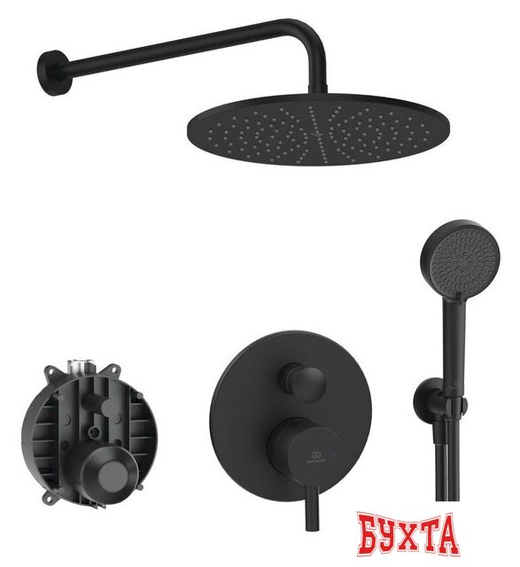 Душевая система Ideal Standard Ceraline Black SetA6939XG-5