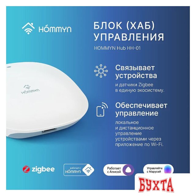 Центр управления (хаб) Hommyn Hub HH-01 4