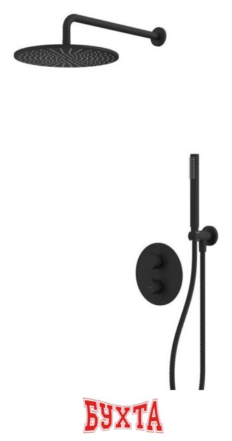 Душевая система Whitecross Y YSET08BL (черный матовый) 1