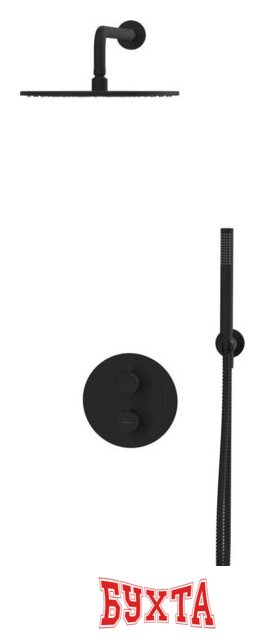 Душевая система Whitecross Y YSET08BL (черный матовый) 2