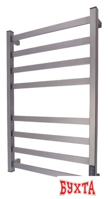 Полотенцесушитель Маргроид Ferrum Вид 81/10 СНШ профильный (перекладины 30x10, 4+4) 80/50 Графит, скрытого монтажа, таймер справа 5