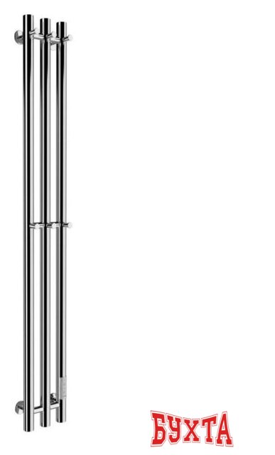 Полотенцесушитель Маргроид Inaro СНШ 100*6*12 скрытого монтажа, таймер справа (6 крючков)
