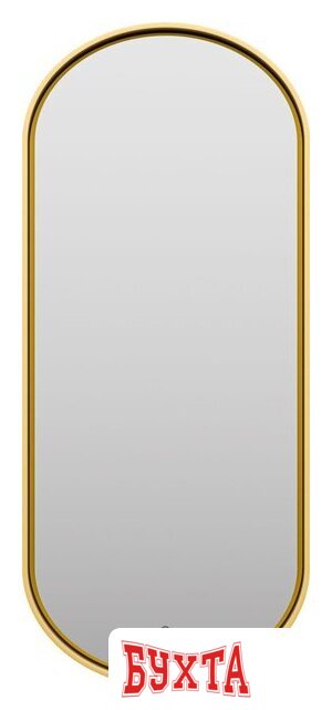 Мебель для ванных комнат Brevita Зеркало Saturn 500x1150 SAT-Dro1-050-gold (золото)