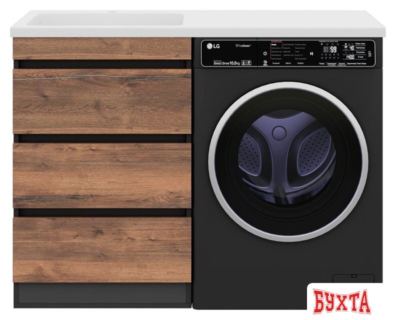 Мебель для ванных комнат Misty Тумба под умывальник Коломбо 60 П-Кол06060-0113Я