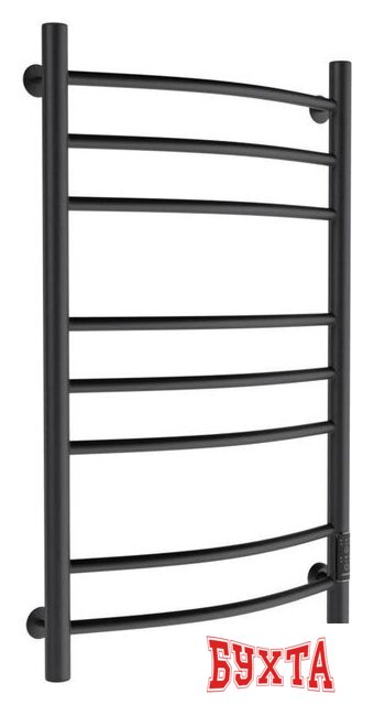 Полотенцесушитель Маргроид Ferrum Вид 5 СНШ 80/50 Черный матовый, скрытого монтажа, таймер справа 1