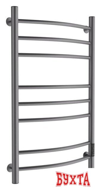 Полотенцесушитель Маргроид Ferrum Вид 5 СНШ 80/50 Графит, скрытого монтажа, таймер справа