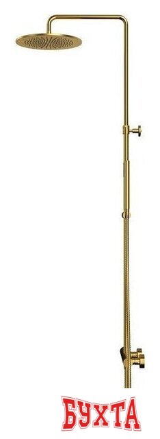 Душевая система Whitecross Y1254GLB (брашированное золото) 2