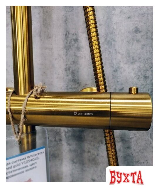Душевая система Whitecross Y1254GLB (брашированное золото) 5