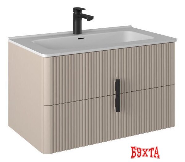 Мебель для ванных комнат Briz Тумба с умывальником Арно 100 105 03-18100-16 00 БЕЖ
