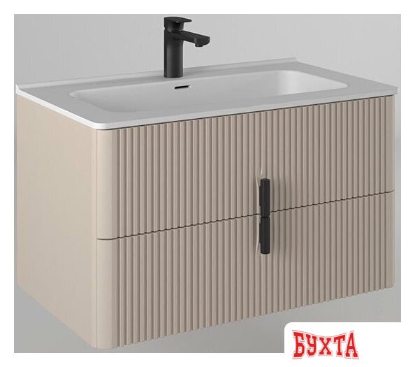 Мебель для ванных комнат Briz Тумба с умывальником Арно 80 105 03-18080-16 00 БЕЖ