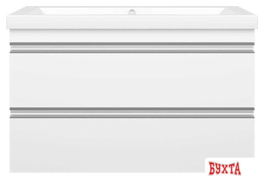 Мебель для ванных комнат Misty Тумба под умывальник Ингрид 90 П-Инг-01090-011П2Я