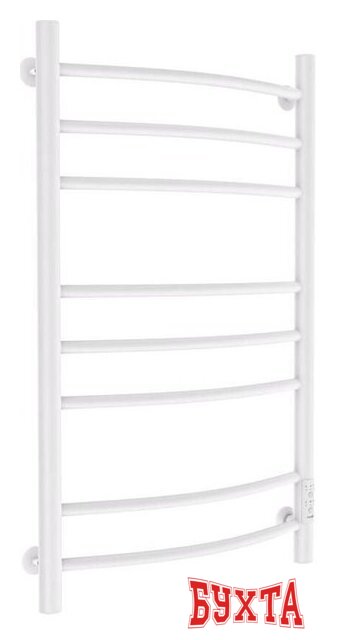Полотенцесушитель Маргроид Ferrum Вид 5 СНШ 80/50 Белый матовый, скрытого монтажа, таймер справа