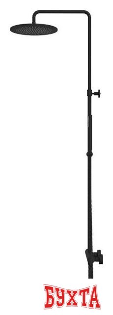 Душевая система Whitecross Y1254BL (черный матовый) 2