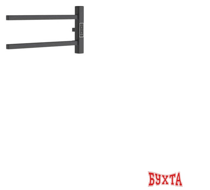 Полотенцесушитель Маргроид Ferrum Cook СНШ профильный 18*40 Черный матовый, скрытого монтажа, таймер справа 2