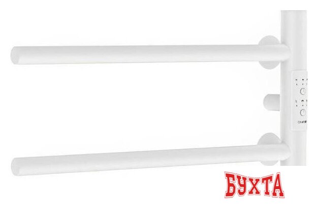 Полотенцесушитель Маргроид Ferrum Cook СНШ 18*40 Белый матовый, скрытого монтажа, таймер слева