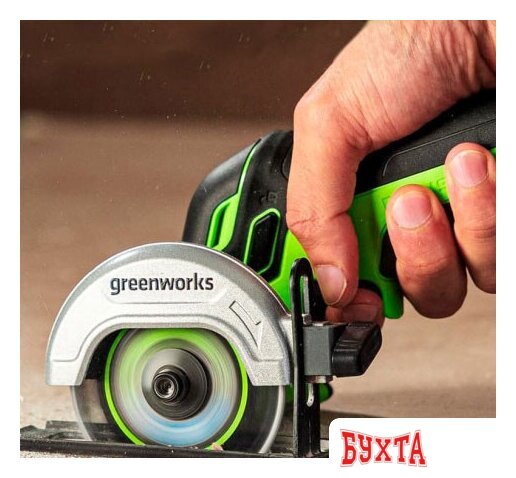 Угловая шлифмашина Greenworks GD24UCS (без АКБ) 4