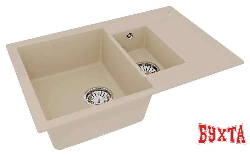 Кухонная мойка Lemark Ramza 9910038 (бежевый) 2
