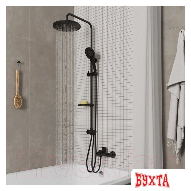 Душевая система Milardo Ideal Spa ILSBL3FM76 3