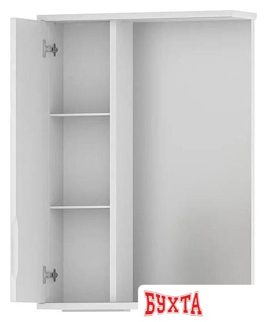 Мебель для ванных комнат Volna Шкаф с зеркалом Adel 50 левый 2