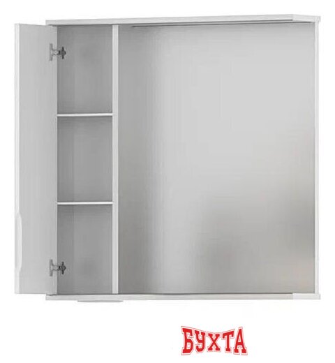 Мебель для ванных комнат Volna Шкаф с зеркалом Adel 70 левый 2