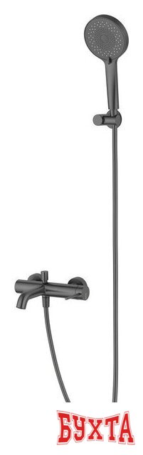 Комплект смесителей Oliveeka OL-639017+88139017-BGM (матовый оружейный металл) 3