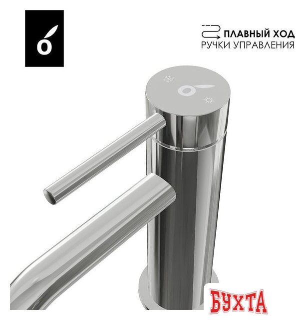 Комплект смесителей Oliveeka OL-669017+88139017-BN (никель матовый) 4