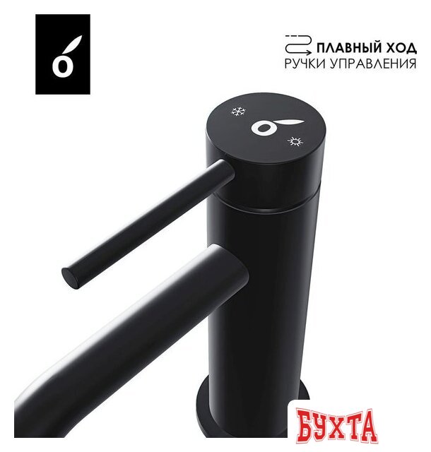 Смеситель Oliveeka OL-88139017-MB (черный матовый) 4