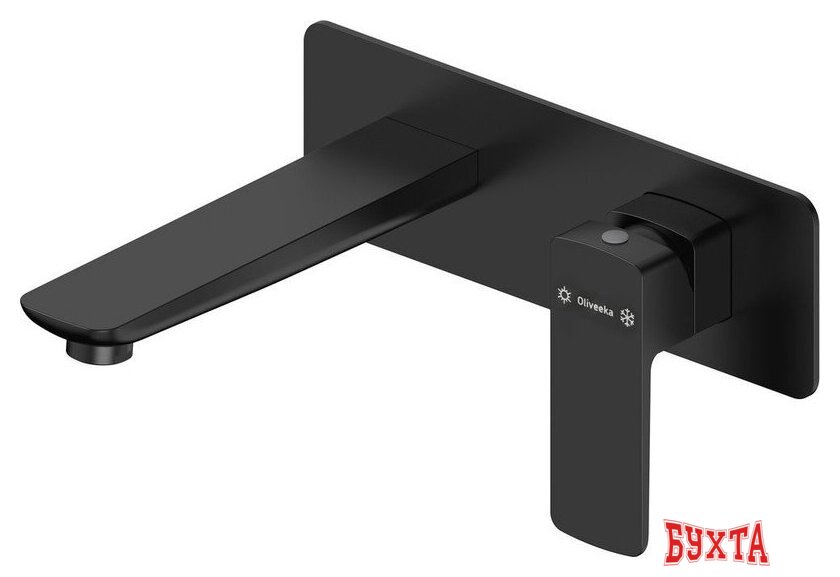 Смеситель Oliveeka OL-869003-MB (черный матовый)