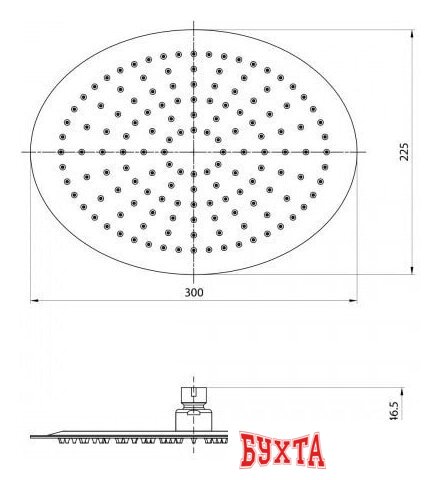 Верхний душ Lemark LM9484S 2