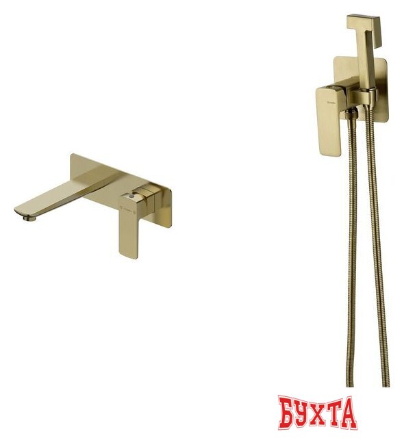 Гигиенический душ Oliveeka OL-829003+869003-BG (золотой матовый) 1