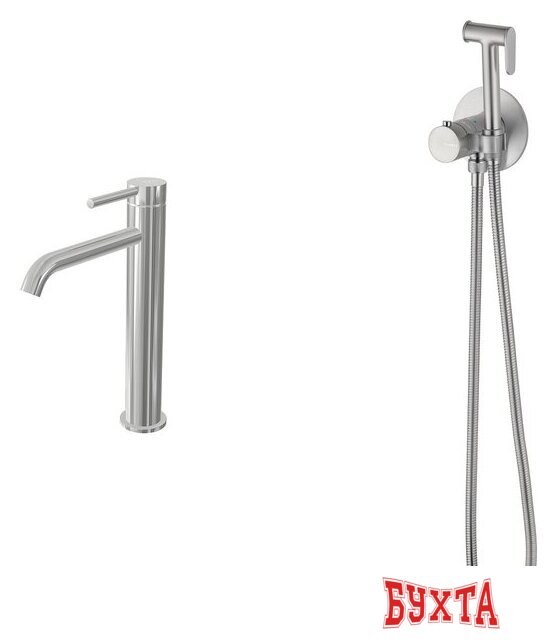 Гигиенический душ Oliveeka OL-829909+88239017-BN (никель матовый) 1