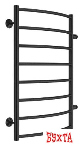 Полотенцесушитель TERMINUS Классик П8 500x800 (боковое подключение 500, RAL 9005 черный)