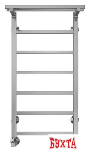 Полотенцесушитель TERMINUS Контур П7 400x800 с полкой (хром) 1