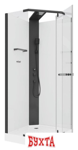 Душевая кабина Cerutti Spa CHIKA901B (черный) 2
