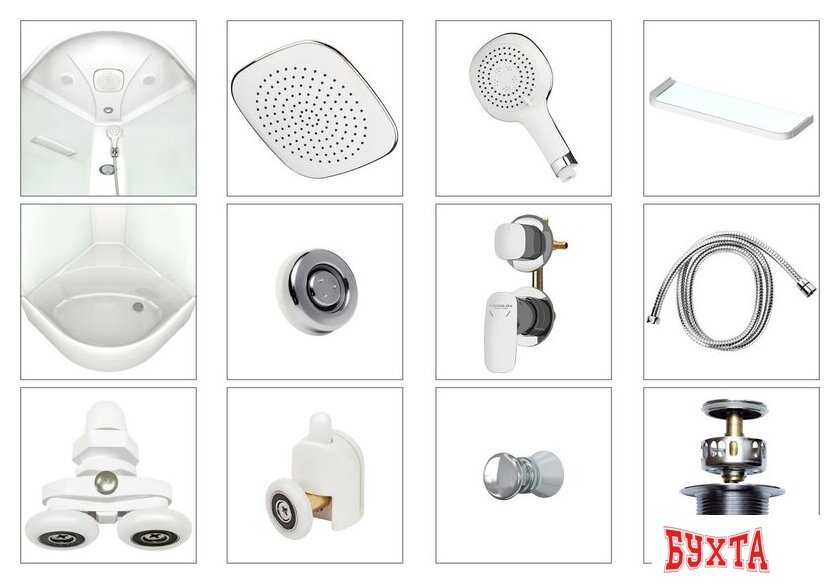 Душевая кабина Domani-Spa Delight Slim 88 High DS01DS88HWM00 5