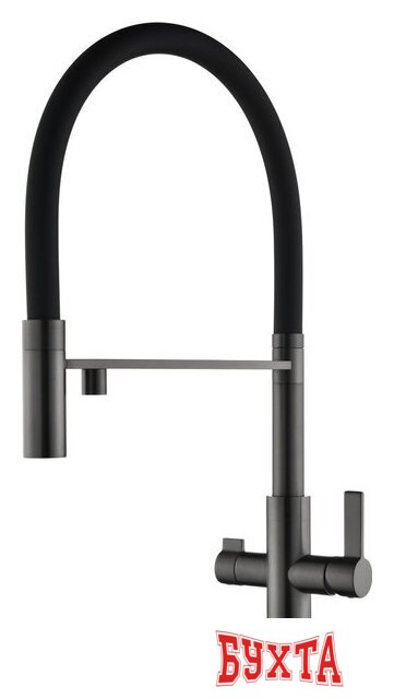 Смеситель ZorG Soifos Premium Brass PVD Gunblack