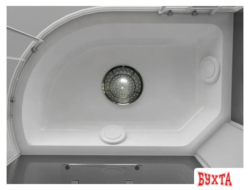 Душевая кабина Oda 8037BTR (хром/тонированное стекло) 4