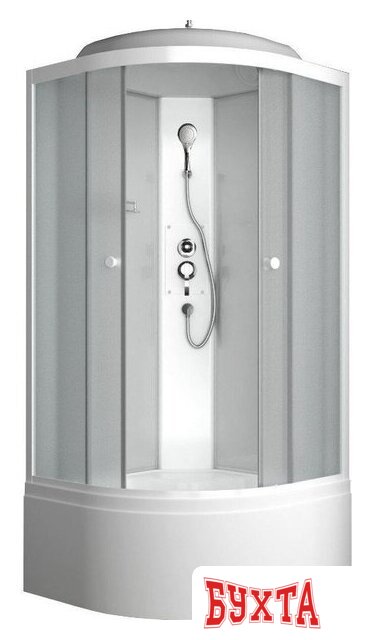 Душевая кабина Oda 8500BM (белый/матовое стекло) 1