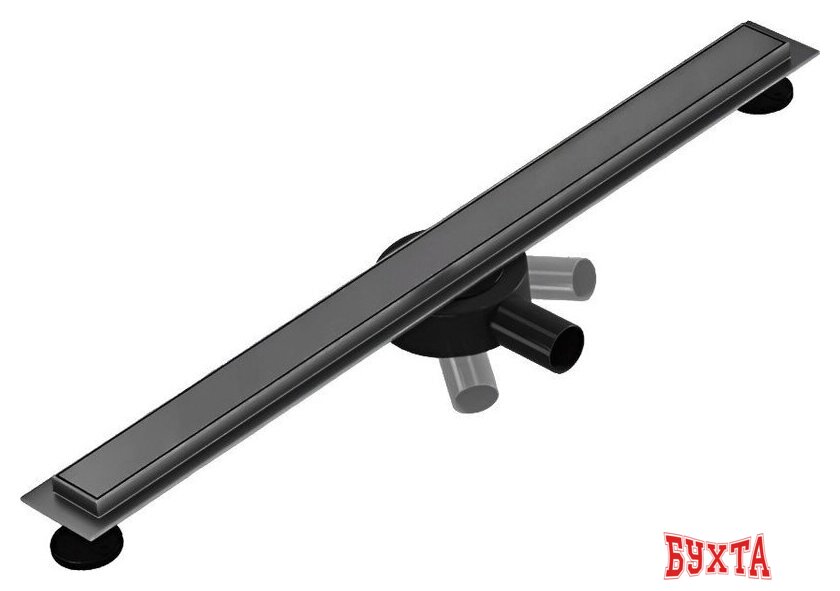 Трап/канал Teknoven TN7D110CZ 1100x70 (черный) 1