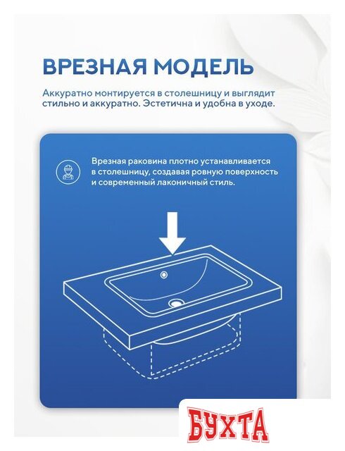 Умывальник Amore di Mare Capri 47101-RR 5