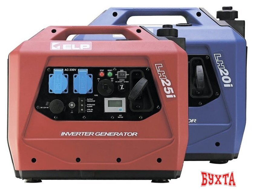 Бензиновый генератор ELP LH25i (красный) 2