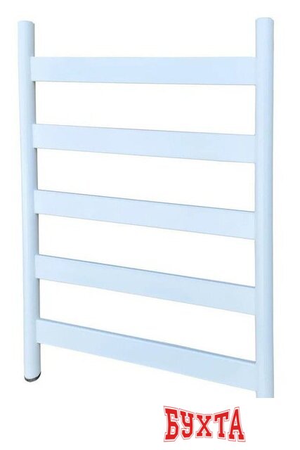 Полотенцесушитель Ростела Престиж нижнее подключение 1" 5 перекладин 50x80 см (белый) 3