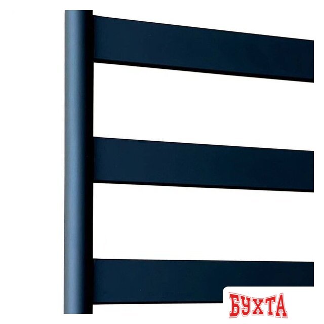 Полотенцесушитель Ростела Престиж нижнее подключение 1" 5 перекладин 50x80 см (черный) 3