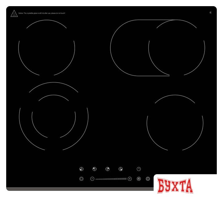 Варочная панель ZorG CR61 black