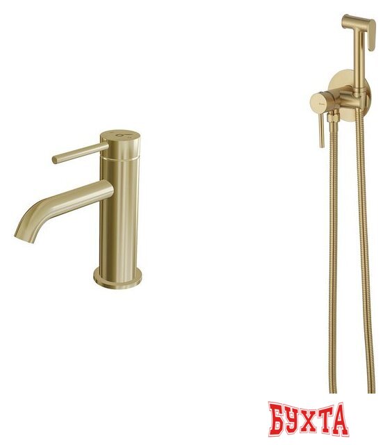 Гигиенический душ Oliveeka OL-829902+88139017-BG (золотой матовый) 1
