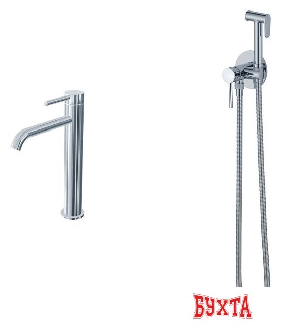 Гигиенический душ Oliveeka OL-829902+88239017-CR (хром)