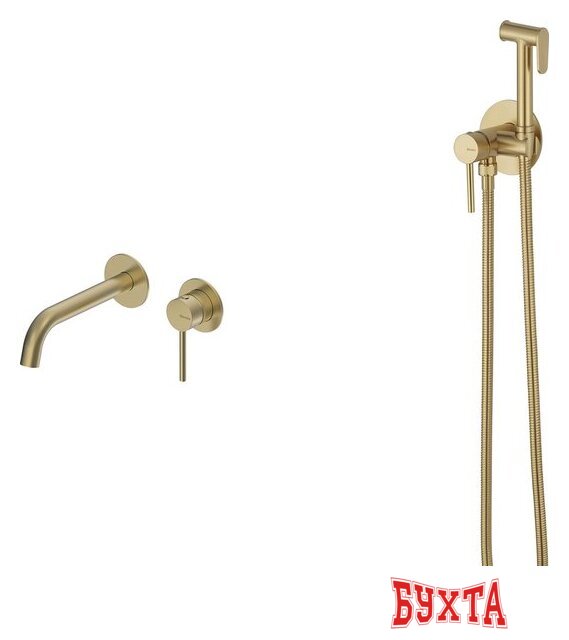 Гигиенический душ Oliveeka OL-829902+88869017-BG (золотой матовый) 1
