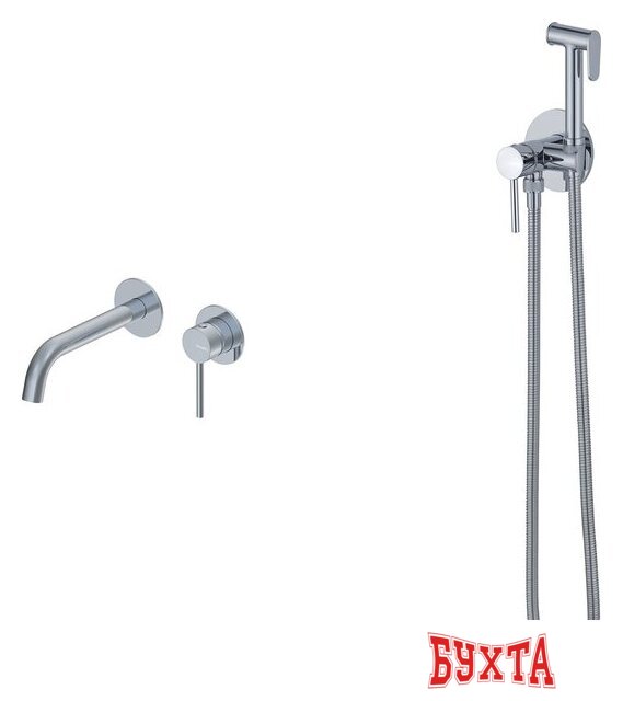Гигиенический душ Oliveeka OL-829902+88869017-CR (хром)