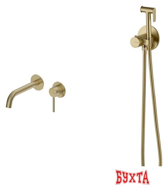 Гигиенический душ Oliveeka OL-829909+88869017-BG (золотой матовый) 1