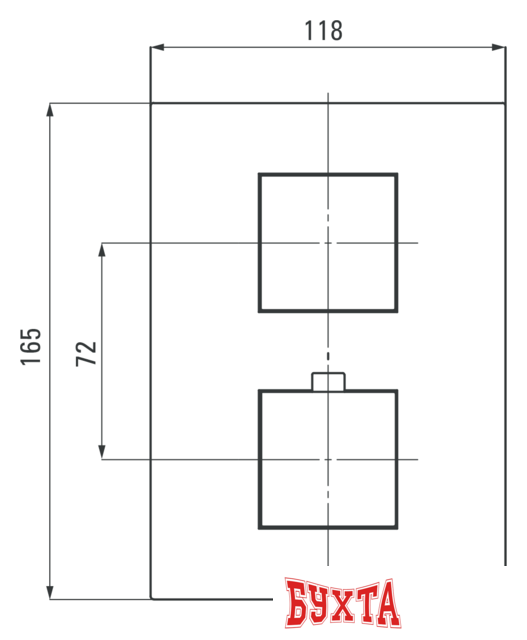 Смеситель без скрытого механизма Deante BXY 0EAT 2